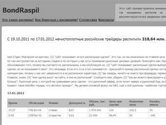 Чиновники заинтересовались информацией с сайта bondraspil