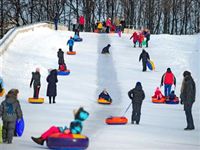 Настоящая зима в Москве: солнечно и морозно