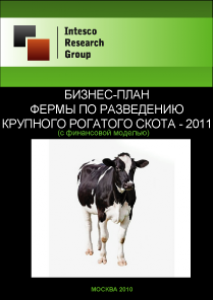 Бизнес план по крупного рогатого скота разведению