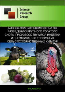 Бизнес-план агрокомплекса по разведению крупного рогатого скота, производству мяса индейки и выращиванию тепличных сельскохозяйственных культур